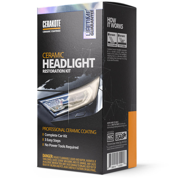 CERAKOTE® Ceramic Headlight Restoration